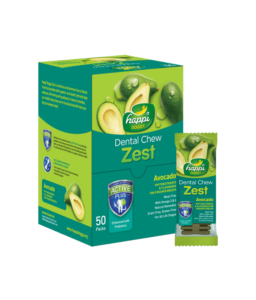 Dental Chew Zest-Avocado-4'' Box-50pcs-Happi Doggy