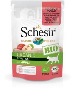 Bio Beef And Chicken With Apple For Cats Schesir