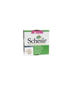 schesir cat wet food kitten chicken fillets with aloe min order 85g 14pcs 3